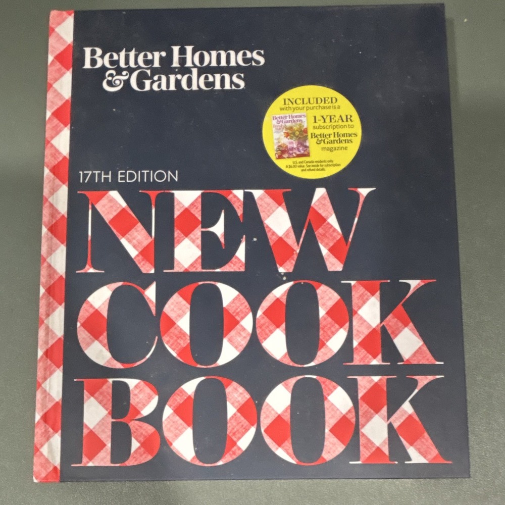 Better Homes & Gardens New Cook Book 17th Edition Paper Original